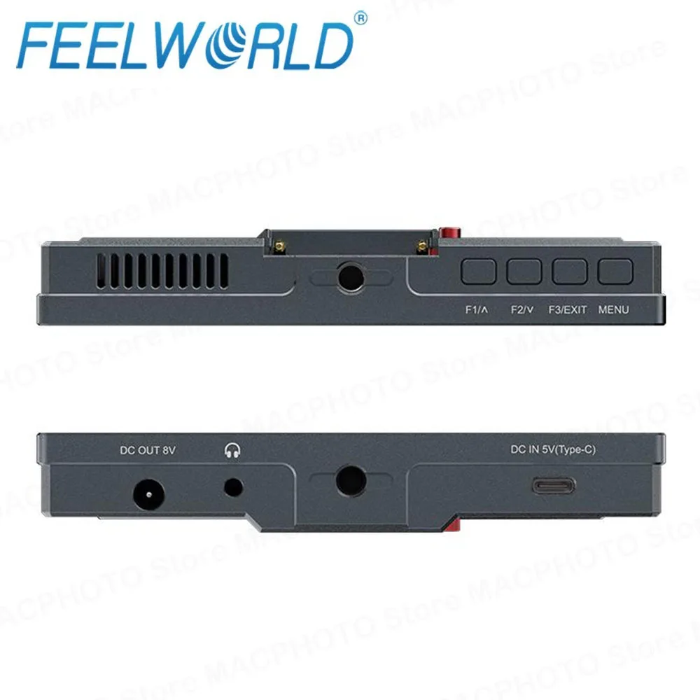 FEELWORLD P6X 5.5 Inch Aluminium DSLR Camera Field Monitor Touch Screen 4K HDMI 1920x1080 pixels