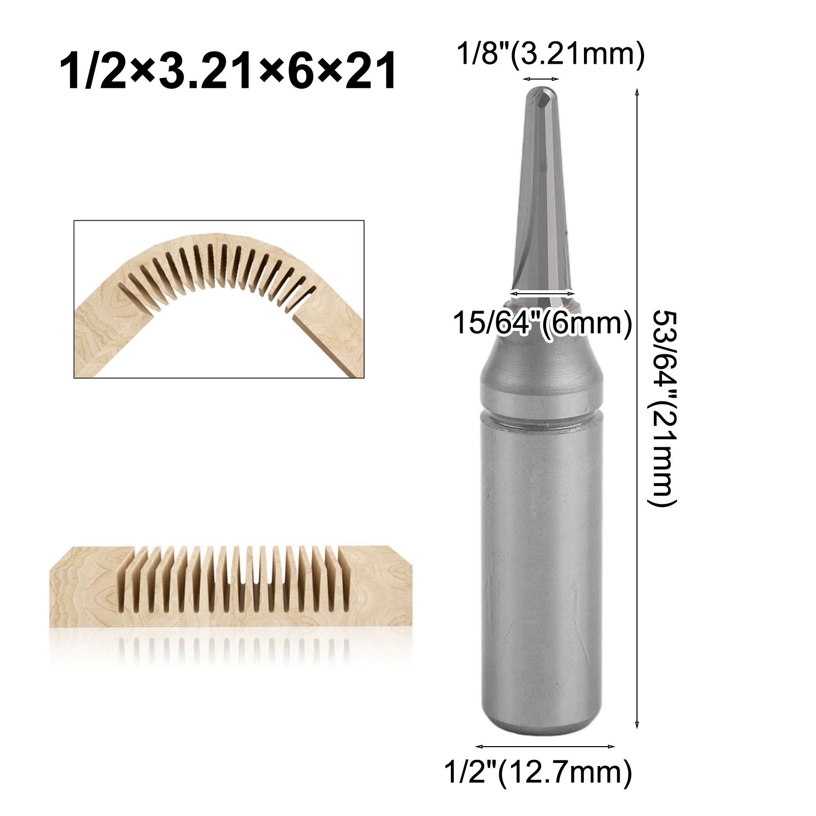 Grooving Router Bit Precision 12 TCT Round Bottom V-Groove Router Bit ...