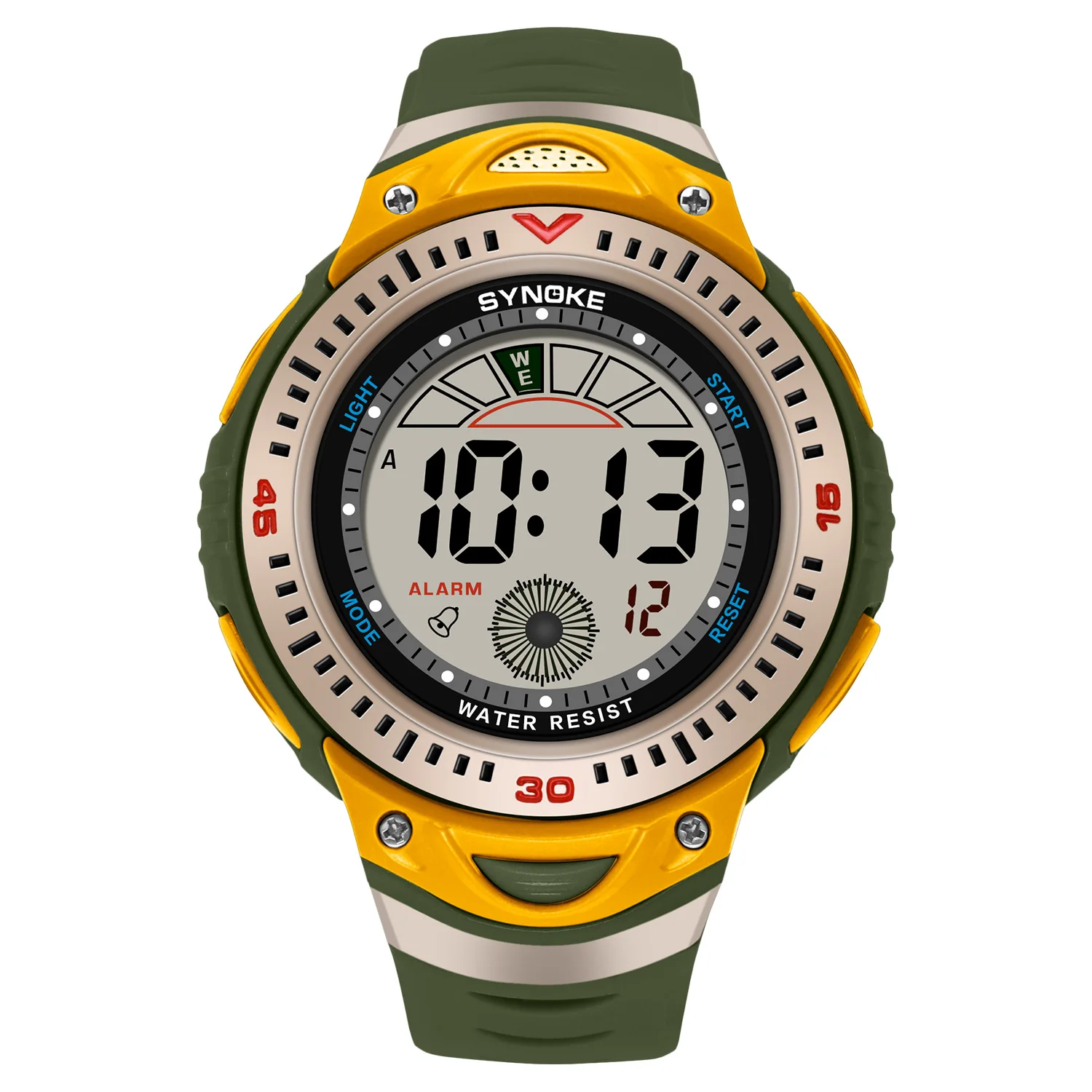 

SYNOKE Sport Men Electronic Watch Stopwatch Military Mens Watches Screen Light Waterproof Wristwatch Relogio Masculio