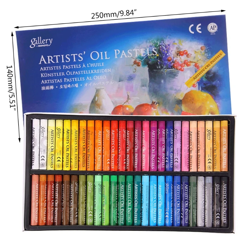 48 Colors Oil Pastels Graffiti Crayons Safe Easy to Hold for Kids Babies Gifts J60A images - 6