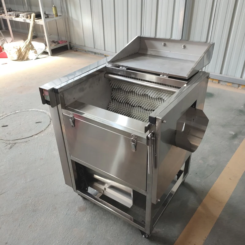 Automatic potato carrot cleaning washing tapioca yuca cassava peeling machine 4