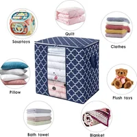 Visual Large-capacity Clothing Storage Bag Storage Box With Handles And Zipper Dustproof And Waterproof Wardrobe Storage Bag 2