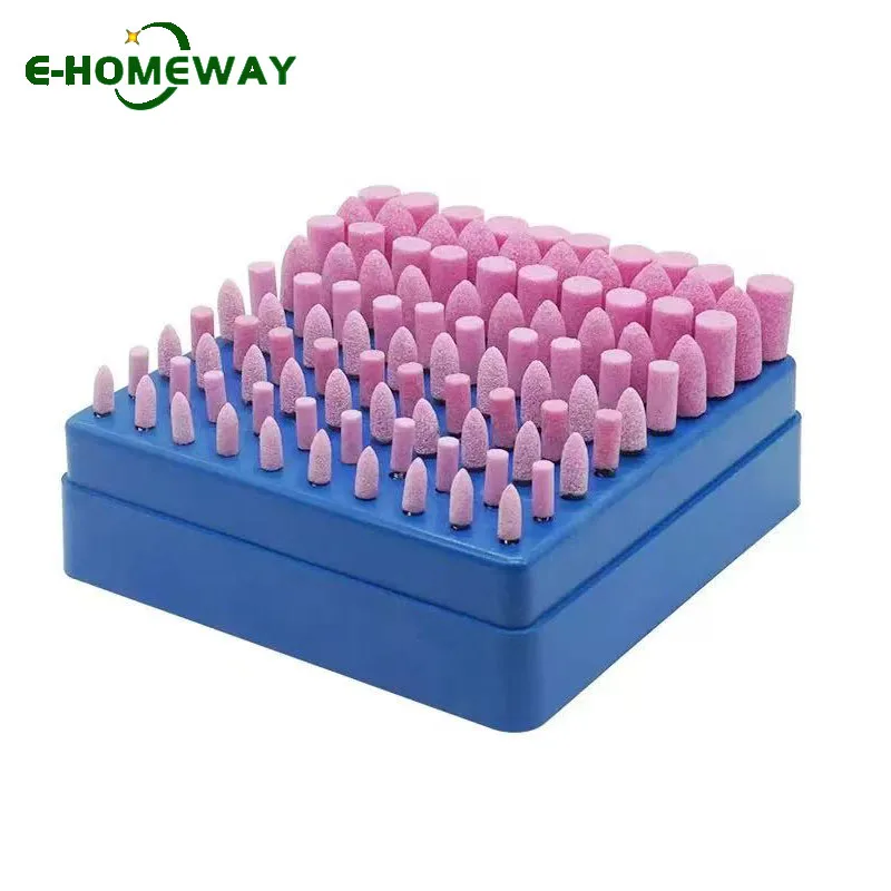 Keramikstein-Polierscheibe, Schleifscheibe, Schleifstift, 3 mm Schaftdurchmesser, 3-10 mm, Elektrischer Schleifer für Drehwerkzeuge