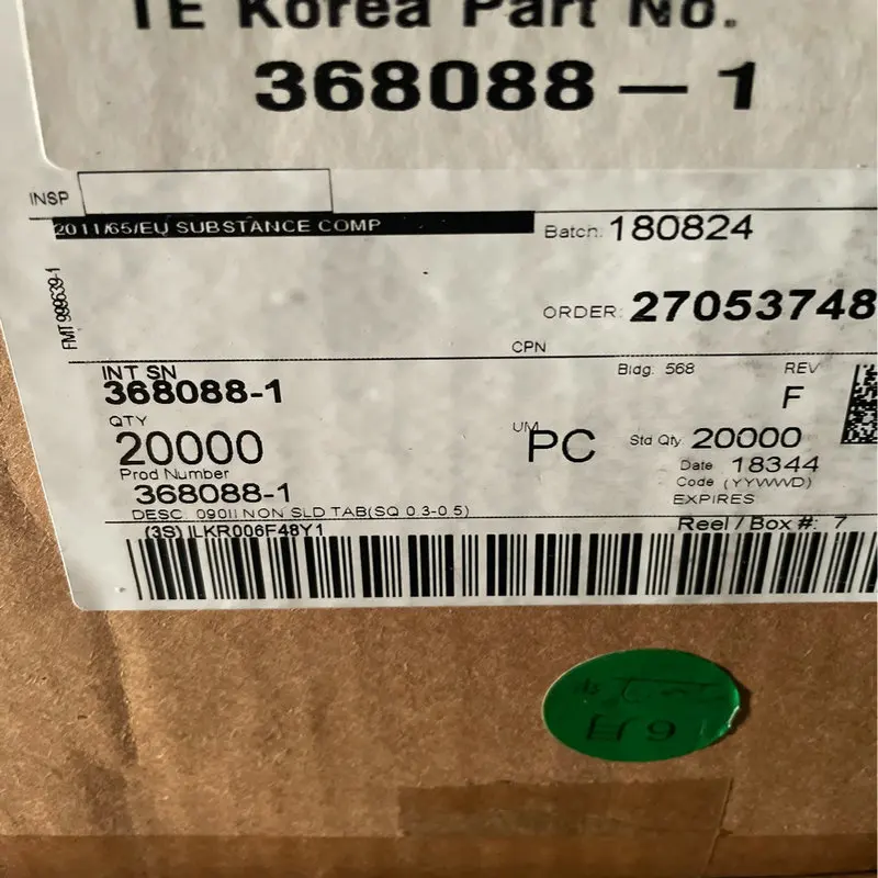 

TE/Tyco оригинальный разъем 368088-1