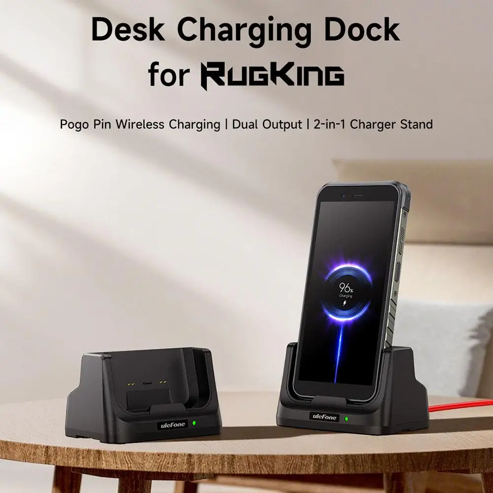 For Ulefone RugKing / RugKing 2 Pro / 3 Pro / 4 Pro Ulefone USB-C / Type-C Desk Charging Dock