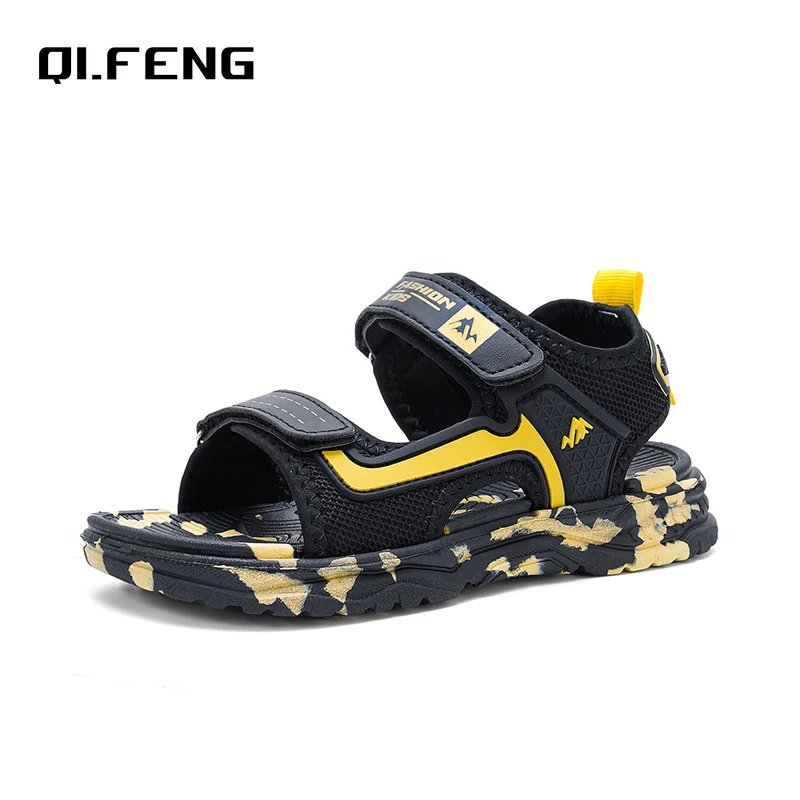 Summer Hook Loop Fastener Camouflage Beach Sandals Water Children's Sports Slippers Boys Lightweight Anti Slip Shoes kids shoes children sandals kids sandals beach shoes