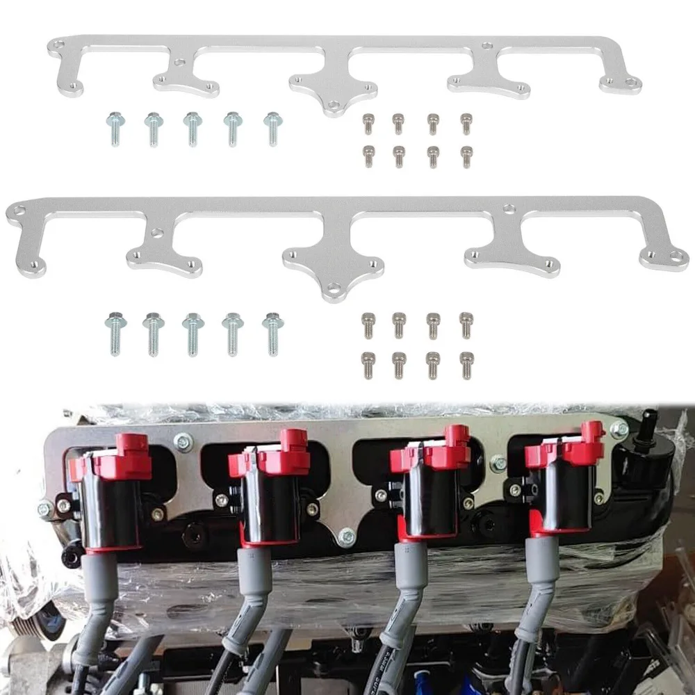 

19005218 LSX D585 LS1 5.3L Billet Aluminum Coil Brackets for D585 Heat-sink Truck Coils 4.8 5.3 5.7 6.0