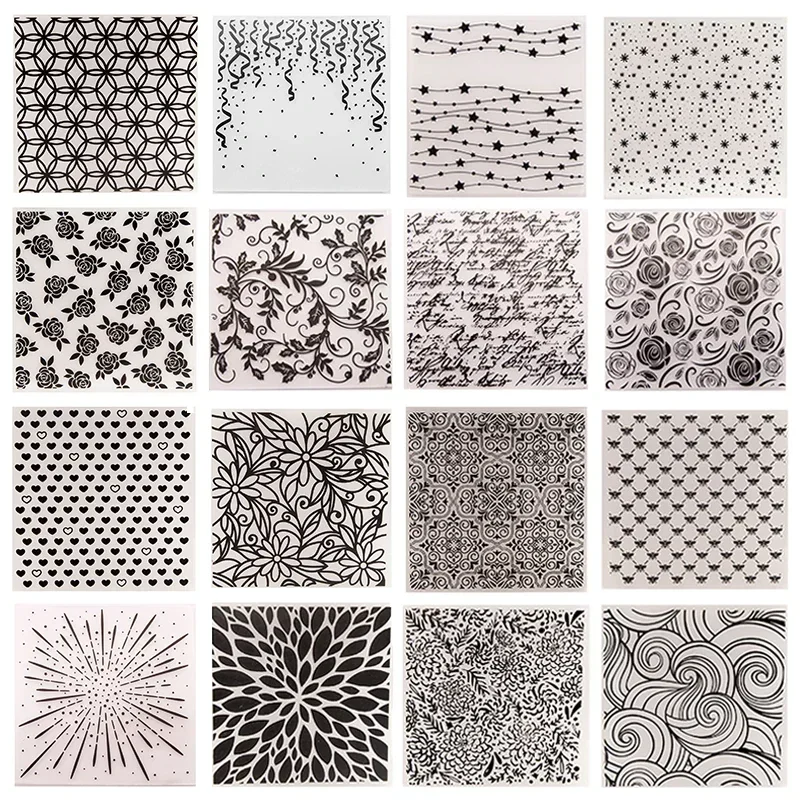 3D Plastic Embossing Folder 1pc plastic embossing folder,embossing folder