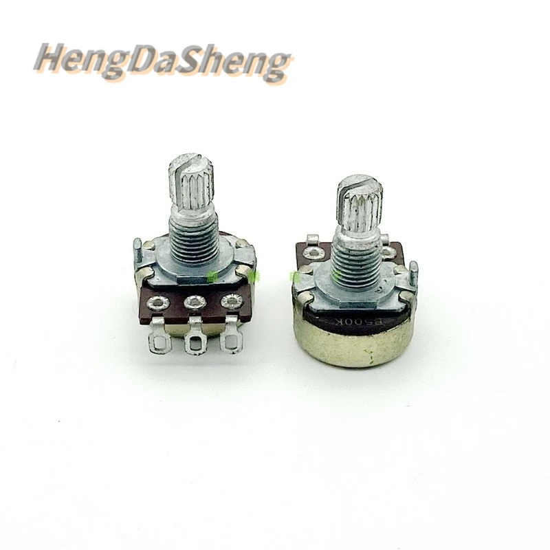 

5 шт./партия, Электрический потенциометр B500K, 16 типов, 3 контакта