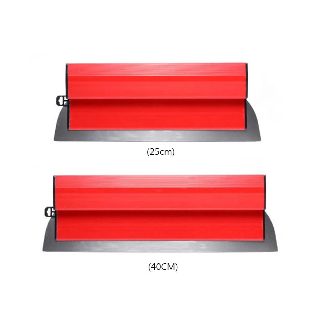 25/40cm Skimming Blade Stainless Steel Blade Drywall Smoothing Spatula Ergonomic Comfort Grip Putty Scraper Knife for Wall Tool