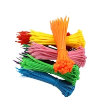 

100pcs/bag Self-Locking Nylon Wire Zip Ties Cable Tie Organiser Fasten Cable 3mmx100mm 7 Colors