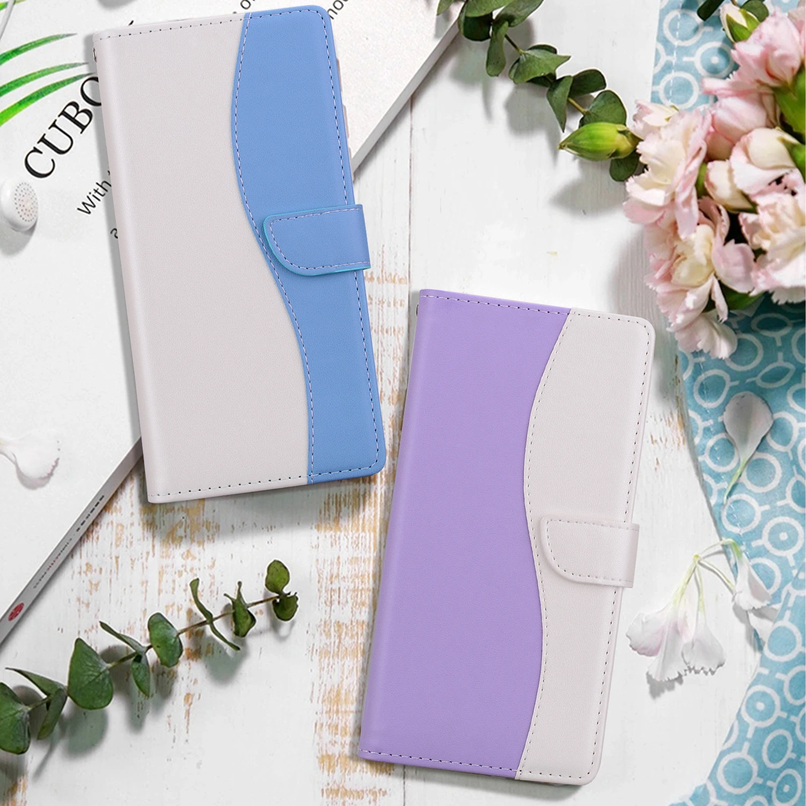 Magnetic Flip Leather Wallet Case with Premium Finish