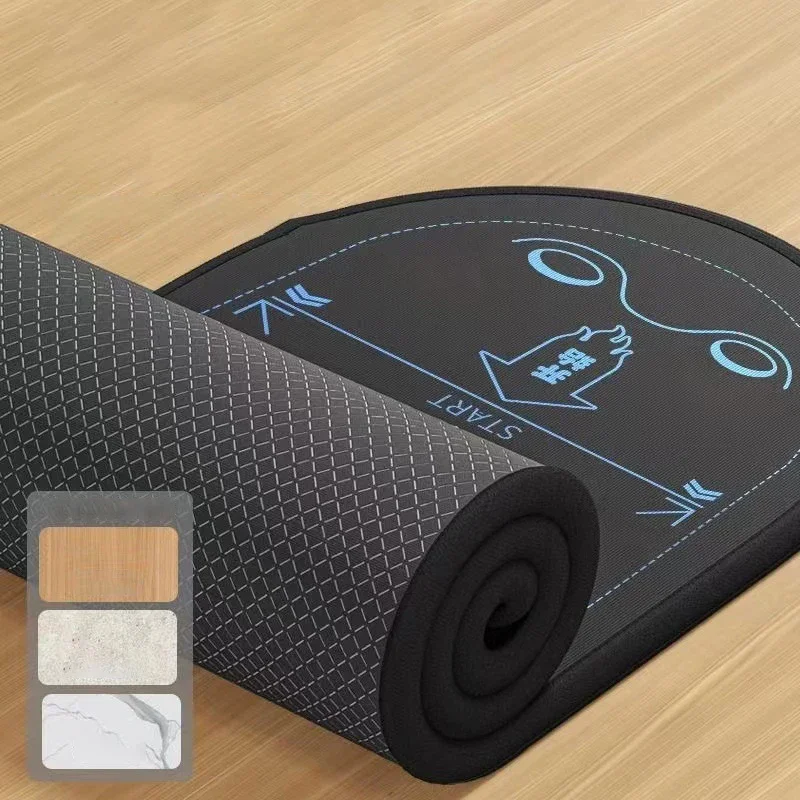 1PC Yoga Mat With Scale Non Slip Eco Friendly Fitness Exercise Abdominal Wheel Mat Workout Mats For Home Fitness Equipment
