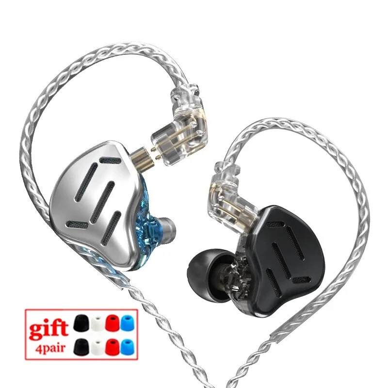 

Top ZAX 7BA 1DD 16 Unit Hybrid In-ear Earphones Metal HIFI Headset Music Sport KZ ZSX ZS10 PRO AS12 AS16 CA16 C10 PRO VX BA8 DM7