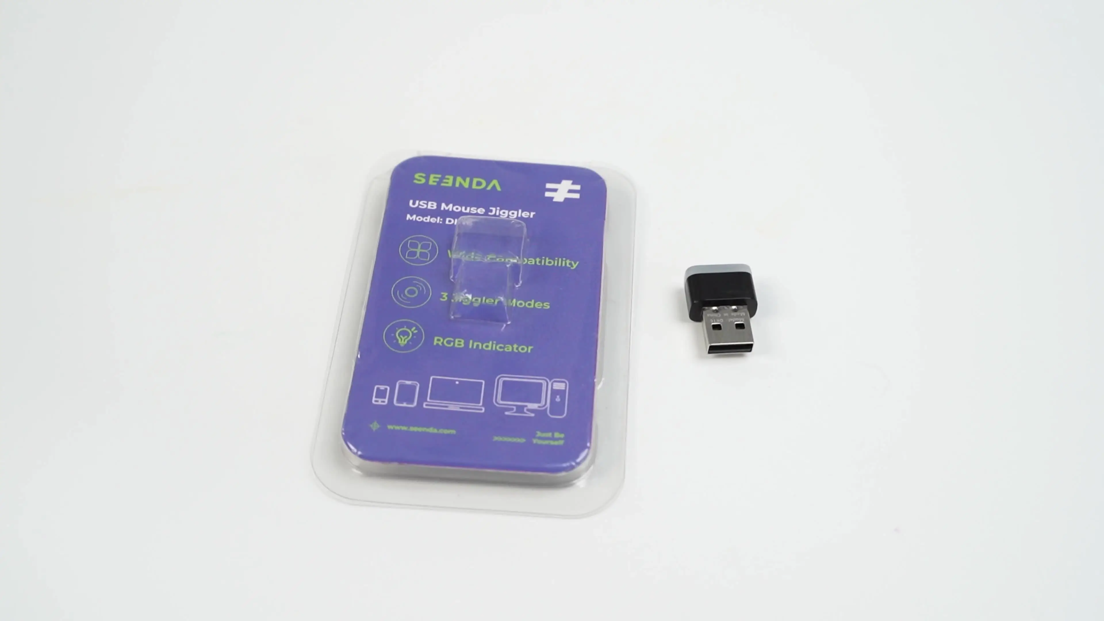 seenda マウスジグラー 検出不能マウスシェーカー ON/OFFスイッチ付き ドライバー不要 USBマウス ミニマウスムーバー　並行輸入 : マウス ジグラー、自動検出不能マウス ムーバー マウス