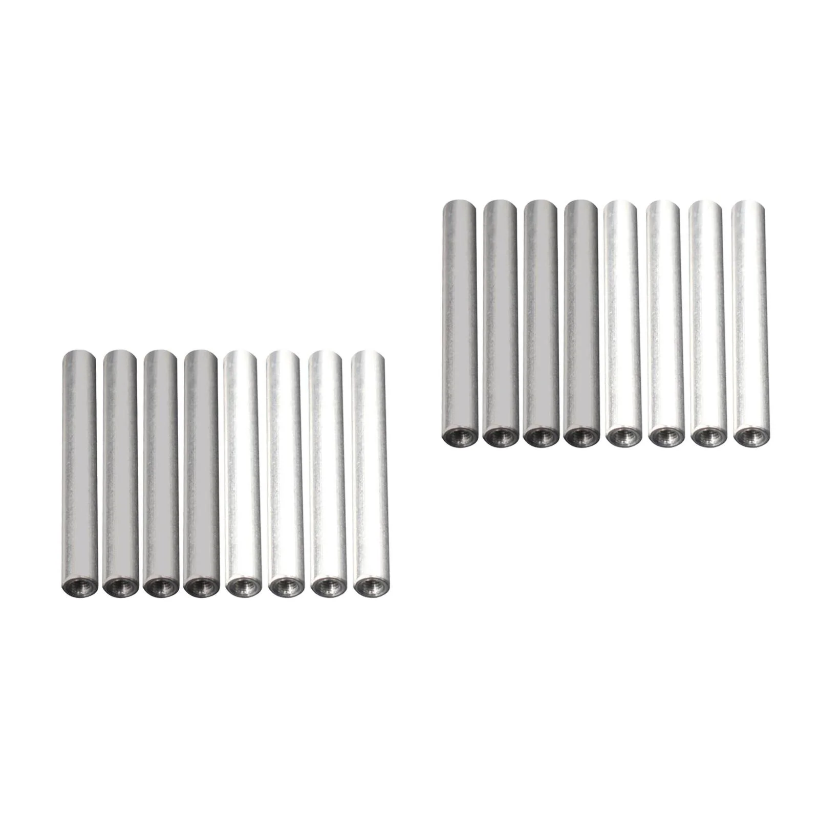 16 pcs Precision Quality Aluminum Iron Rods for Electromagnetic Experiments Testing Compact for Electromagnetic