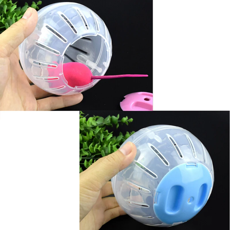 Breathable Clear Ball Without Bracket Hamster Pets Product Small Running 2Colors Plastic Fit For Pet Dropshipping