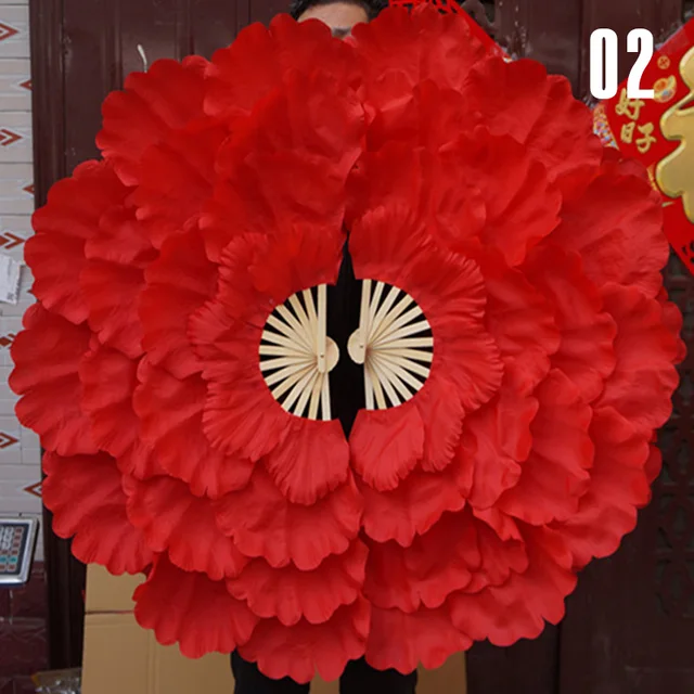 매력과 예술성의 춤을 선사하는 대형 접이식 댄스 팬