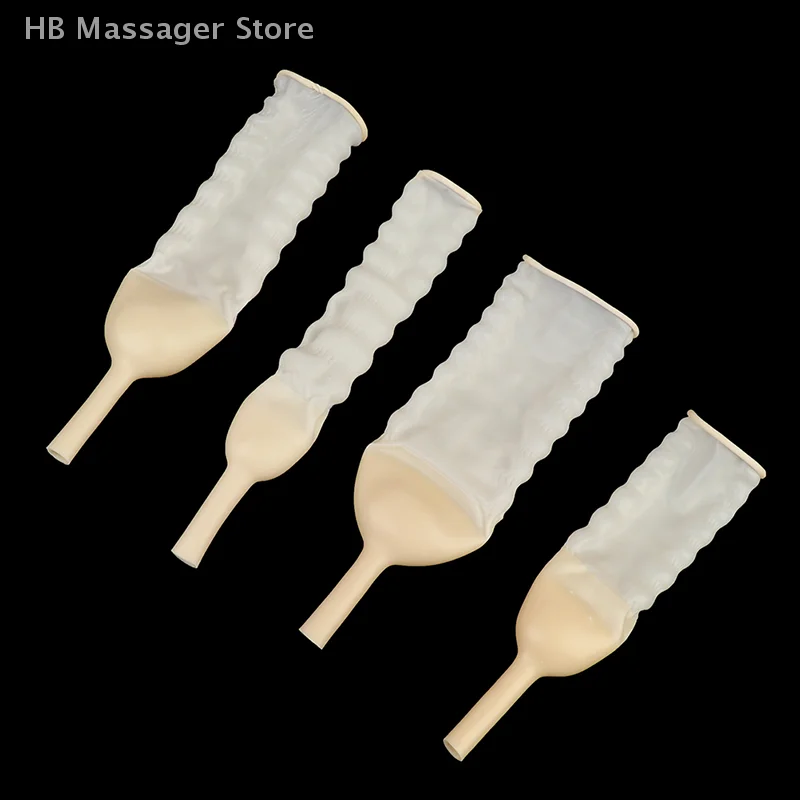 1pcs Male Condom Catheter Men's Urinal Disposable External Catheter Medical Sterilized Latex Urine Collection Sleeve 20/25/30mm