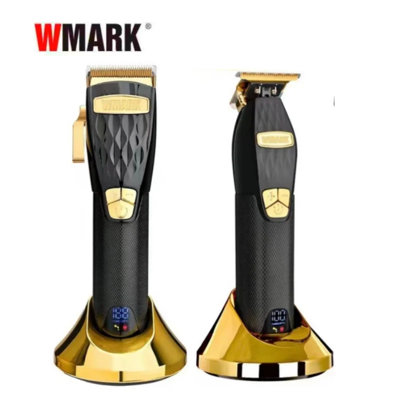 

Машинка для стрижки волос WMARK NG-2032 2033 мужская с ЖК-дисплеем и зарядным устройством