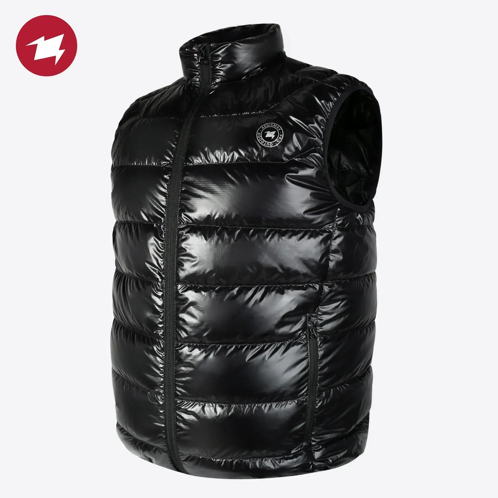 Men Down Vest AEGISMAX Premium for Hiking Climbing Skiing Winter Sleeveless Jacket Ultralight Goose Down Waistcoat Unisex