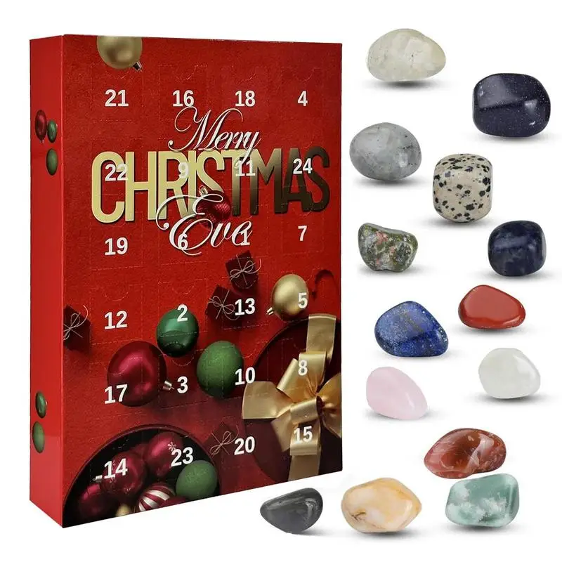 

Christmas Crystals Calendar Advent Calendar Countdown With Funny Exquisite Gemstones Learning Educational Toys For Birthday Part