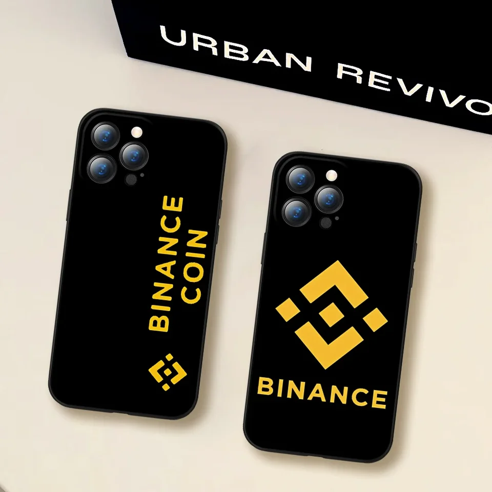 For IPhone 15 Binance Bnb Coin Crypto Coin Phone Case For IPhone 12 13 14  Pro XR XS MAX 14 Plus SE 13 Pro Iphone Black Covers - AliExpress