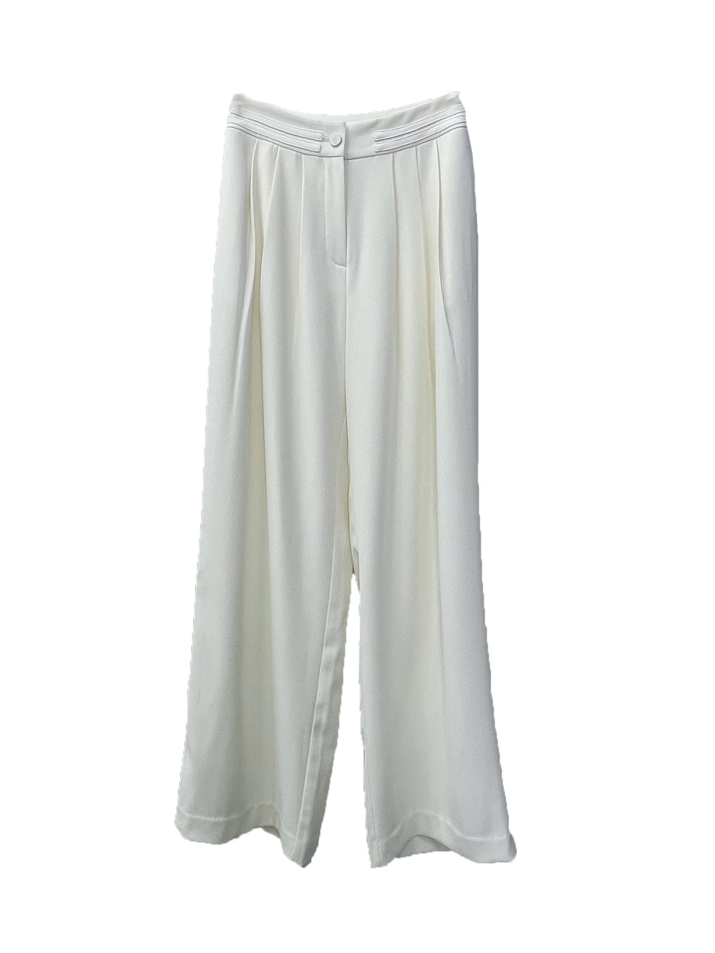 

Two-color wide-legged pants fashion casual temperament personality comfortable versatile 2024 early spring new 1221