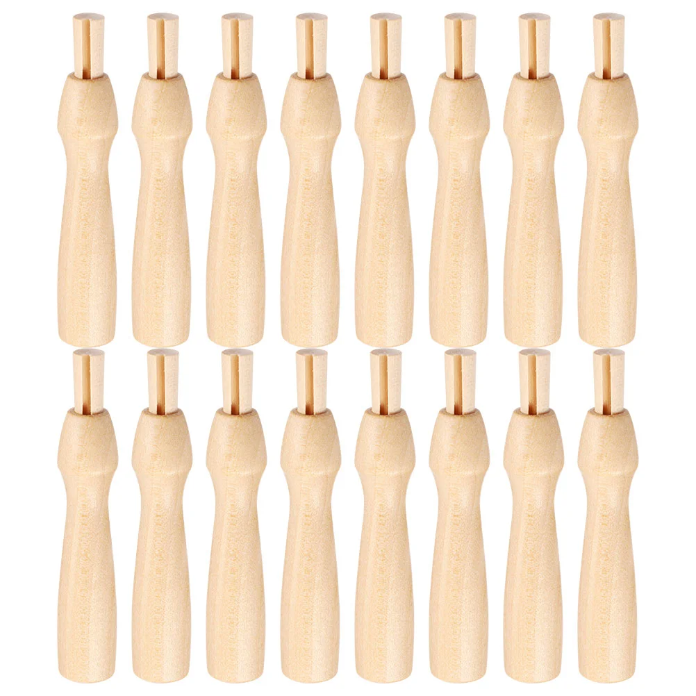 Poking Fun Tool for Felting Making Craft Wool Handle Kit Needle Wooden Handles Multifunction Tools Replacement 16 Pcs needle felting kit,wool felting kit,needle felting painting kit