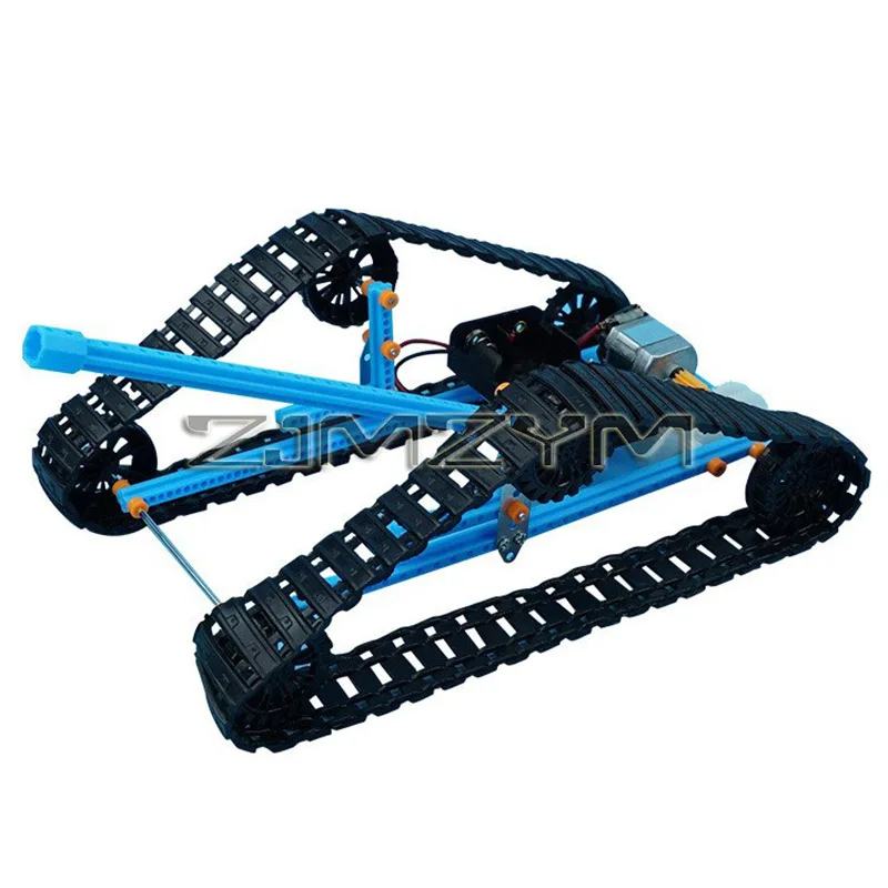 

DIY Crawler Model Handmade Tracked Vehicle Production Electric Physics Science And Technology Teaching Model