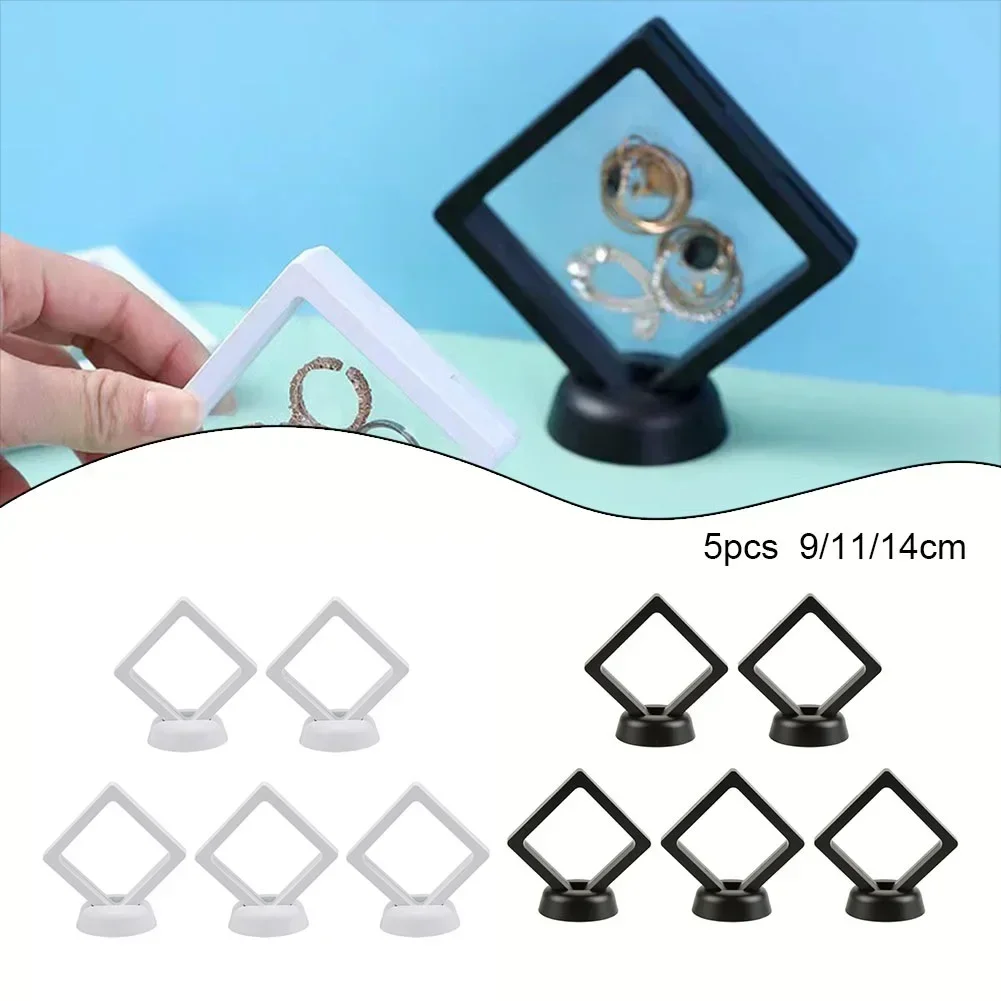 Display Case 5pcs 9/11/14cm For Jewelry Ring Coin