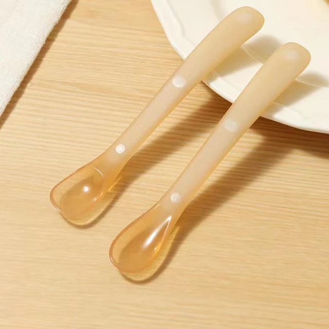 Silicone Baby Spoon First Stage Feeding Spoon for Infants Soft-Tip