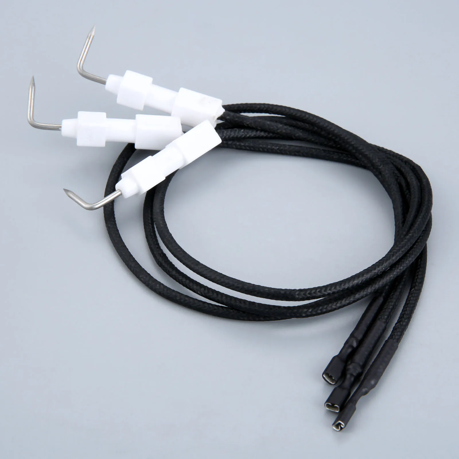 3Pcs Propane Gas Patio Heater Universal Electrode Igniter Wire With Sparker 400mm For Grill Gas Stove Any Appliance gas fire pit igniter