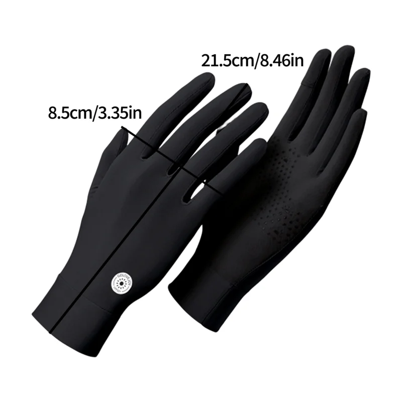SPF Gloves Ice Feeling Breathable Sunscreen Gloves For Women