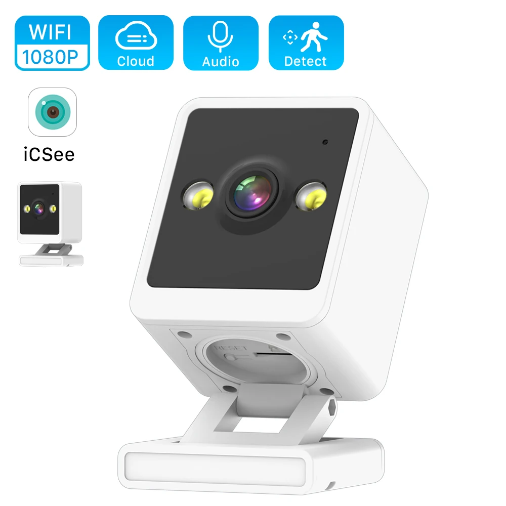 

ANBIUX 1080P Wifi Camera Indoor Baby Camera 2MP Motion Detction Two Way Audio Baby Monitor Wifi Surveillance Cameras iCSee App