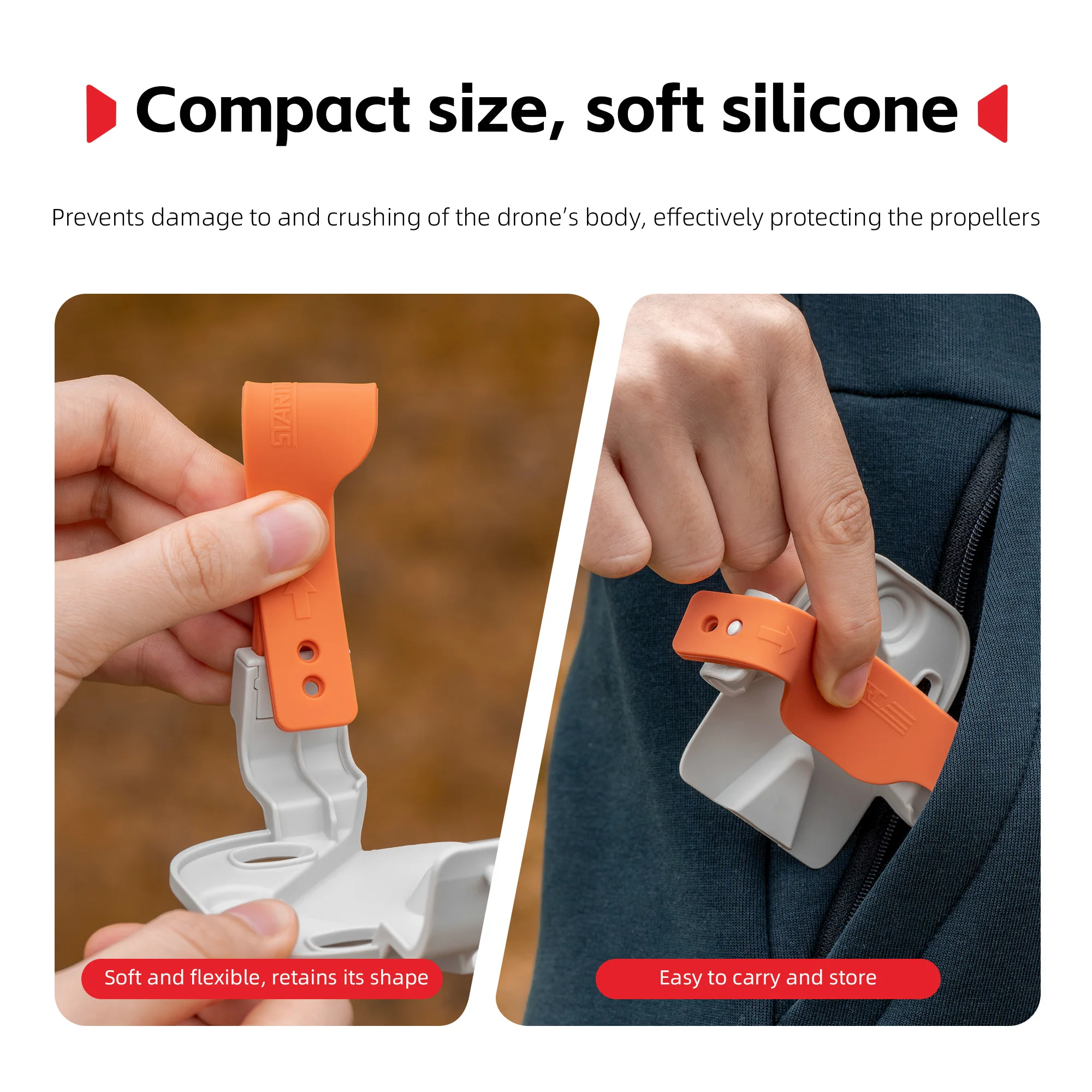 Protection Drone LITO X1 Châssis ABS+PC Sangle Hélice Silicone 33g