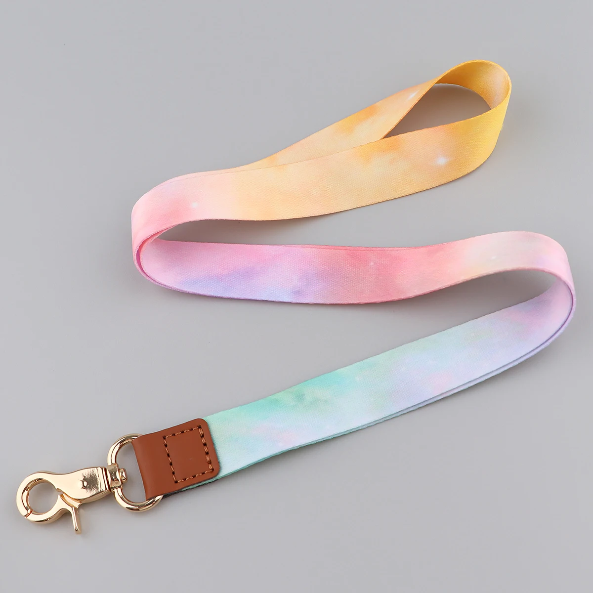 Ransitute R2808 Minimalistic Color Rendering Lanyard Card ID Holder Car KeyChain ID Card Pass Phone Badge Keyring Holder Jewelry badge holder badge holder keychain car keychain