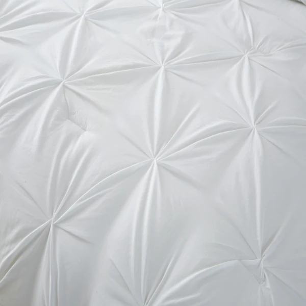 揪花胖被三件套 含填充物 枕套*2 (51cm*91cm)+胖被*1 (264cm*229cm)  King Size 胖被3件套 白色-21