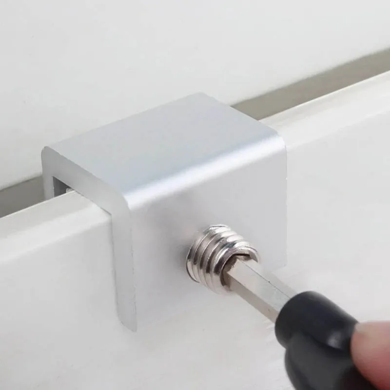 Window Safety Lock Door Child Locks Aluminum Alloy Window Lock Stopper Sliding Window Anti-theft lock Sliding Door Baby Kids Child Safety Doors Lock