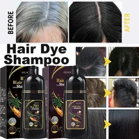100ml Permanent 3in1 Hair Dye Shampoo Polygonum Multiflorum Natural Gary Hair Dark Plant Essence Coloring Cover for Women Men 1