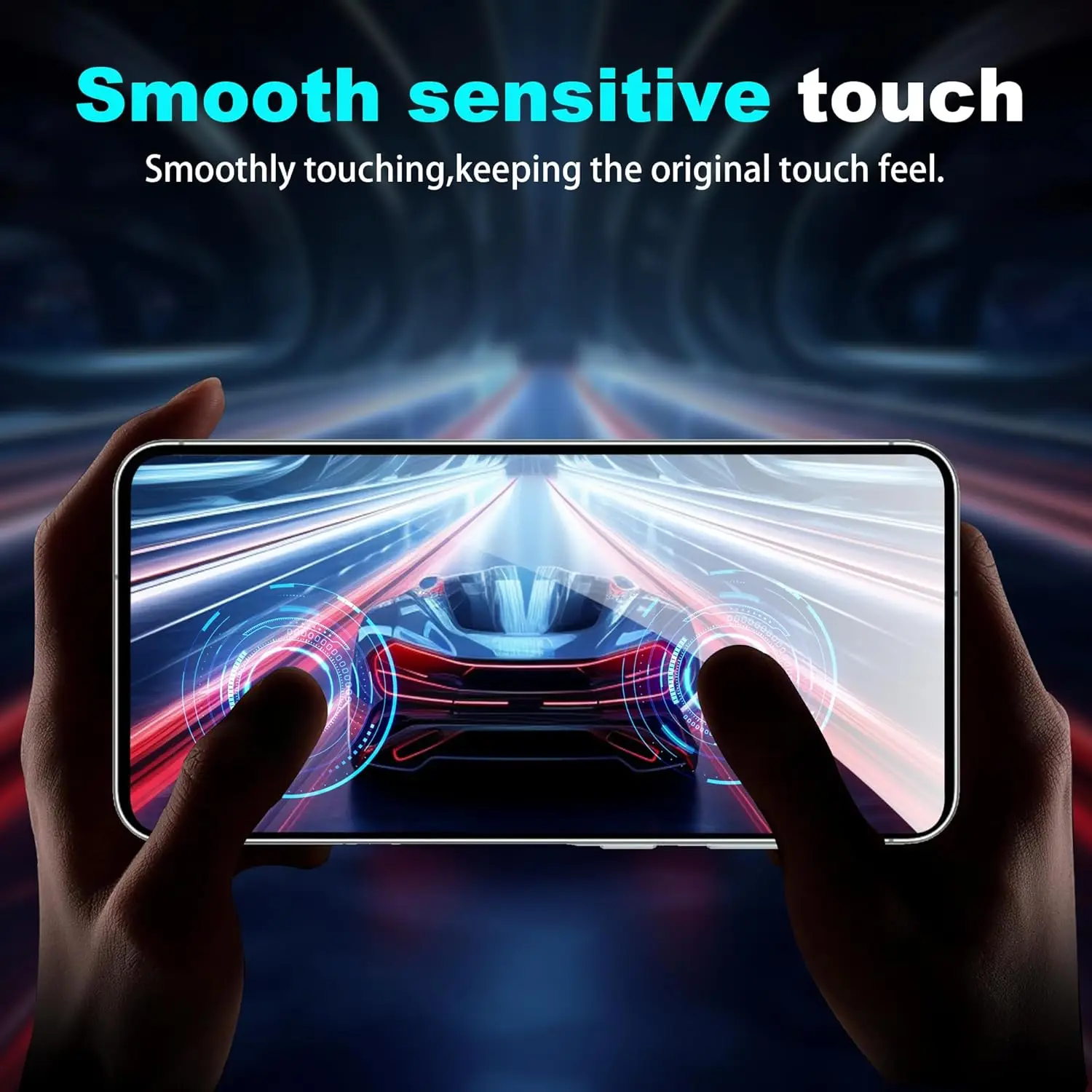 4-Pack Premium Tempered Glass Screen Protectors