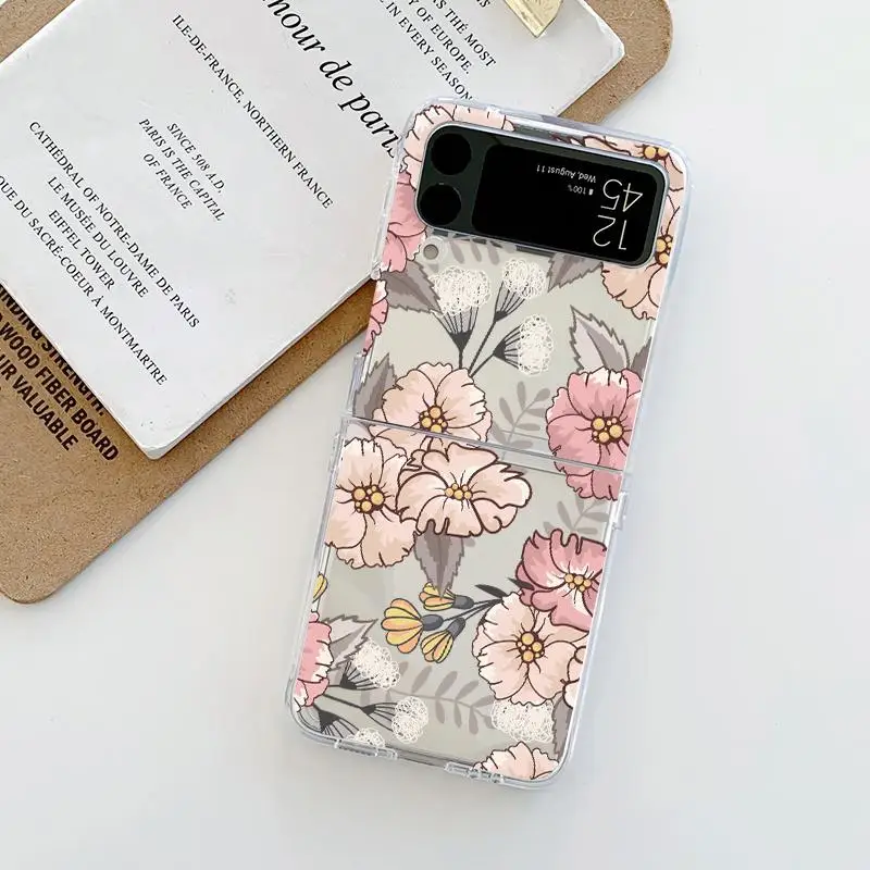 Korean Flower Shockproof Phone Case - Stylish Protective Cover