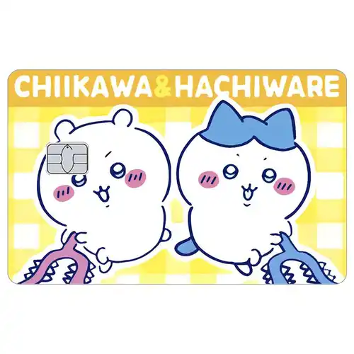 Cartoon Kawaii Chiikawas Credit Card Skin Stickers Cute Matte Sticker for VISA JCB Mastercard and Other IC Card Decorative - Image 4