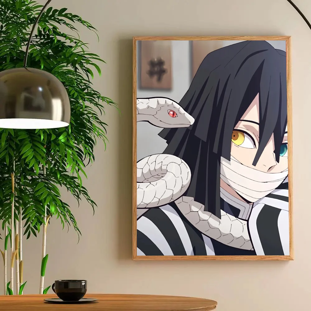 Acheter Demon Slayer Anime Affiche Photo Toile Peinture Impression Moderne Maison Canapé Fond Décoration Murale Chambre De Bébé Mur Art Décor Pas De Cadre