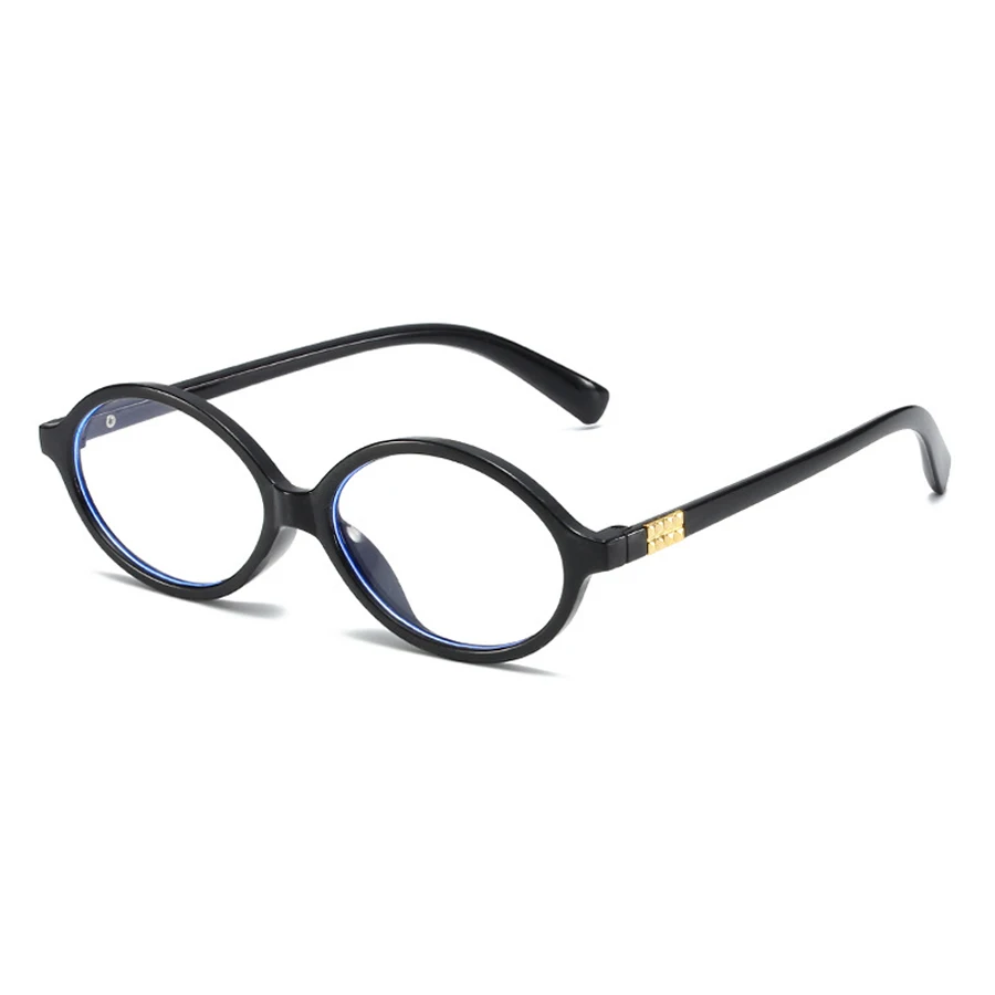 Retro Oval Frame Reading Glasses for Women Men Anti Blue Light Prescription Presbyopia