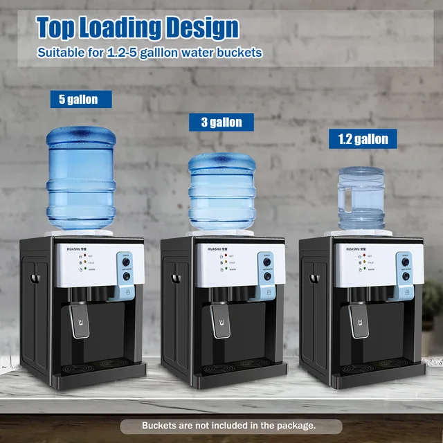 3-Temperature Water Dispenser Hot/Cold Desktop Cooler For