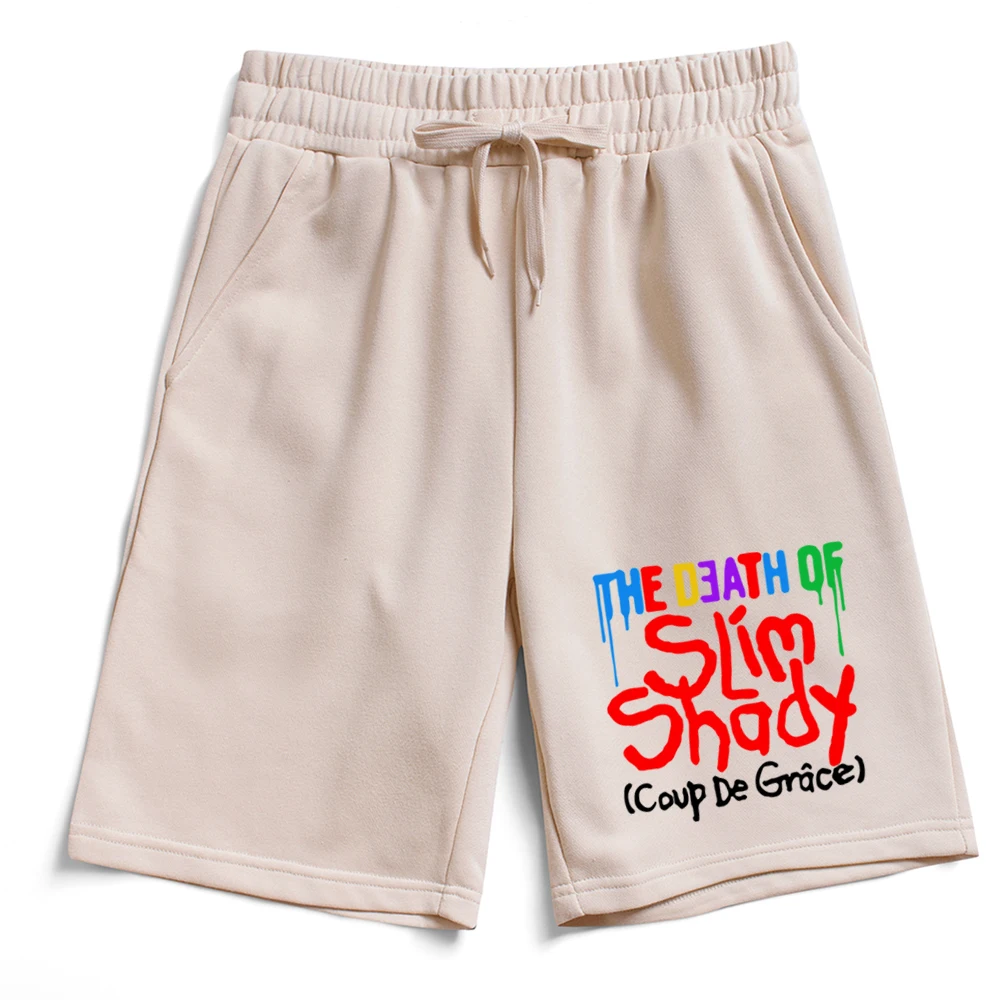 Eminem New Album The Death of Slim Shady Coup De Grace Tracklist Casual Short Pants Unisex Men Women Street Style Pants 4