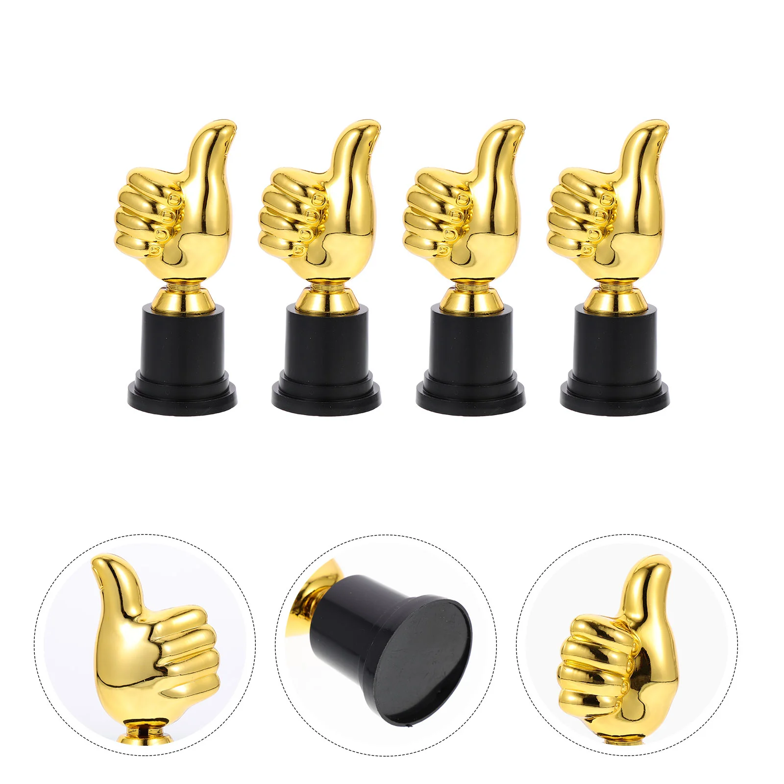 Great Thumb Plastic Trophy Delicate Sports Game Commemorative Trophies School Rewarding Trophies Show Competition Gifts