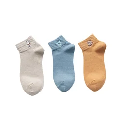 Kawaii Cartoon Print Socks - Fun and Colorful Women's Pack of 3 Pairs (5)