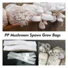 50/100PCS 0.2um Filter PP Mushroom Spawn Grow Bag 0.06mm Thickness Breathable High Temperature Polypropylene Bags Garden Planter 6